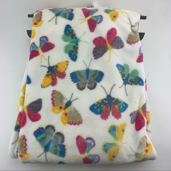 Women Owned Butterfly Vevet Plush Throw Blanket - Picture 2 of 4